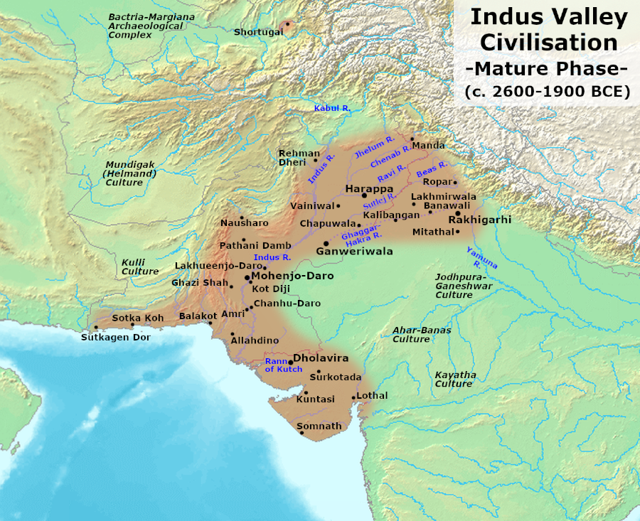 indus valley map
https://commons.wikimedia.org/wiki/File:Indus_Valley_Civilization,_Mature_Phase_(2600-1900_BCE).png