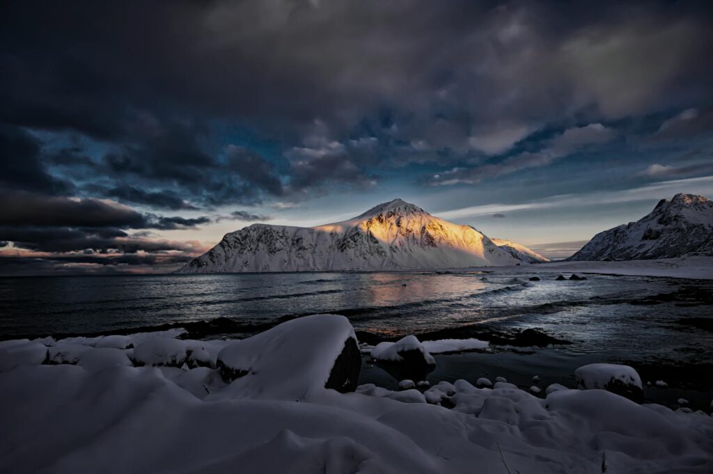 a shore in the arctic